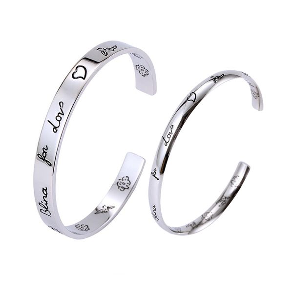 designer bangle ins fashion mens womens luxury bangles letters flowers classic trendy bracelets, Black
designer bangle ins fashion mens womens luxury bangles letters flowers classic trendy bracelets, Black