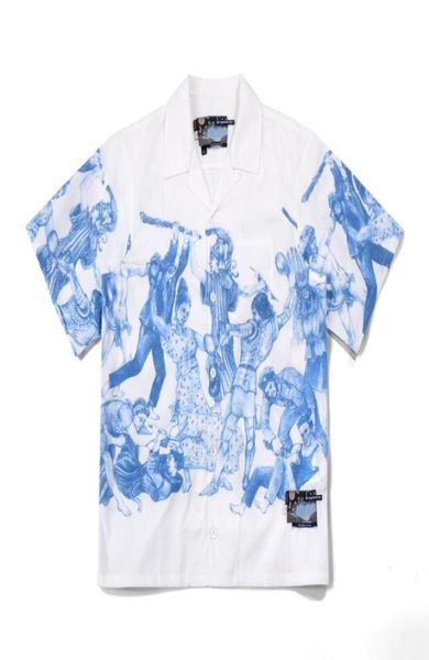 men039s casual shirts summer shirt fw16 chrise chemin the important ones short sleeve camp collar high version fashion styl7927043, White;black
men039s casual shirts summer shirt fw16 chrise chemin the important ones short sleeve camp collar high version fashion styl7927043, White;black