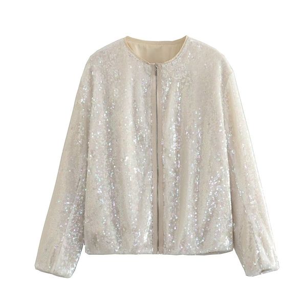 men's hoodies sweatshirts sequin jacket women chic fashion shiny bomber jackets high street coat female 2023 230810, Black
men's hoodies sweatshirts sequin jacket women chic fashion shiny bomber jackets high street coat female 2023 230810, Black