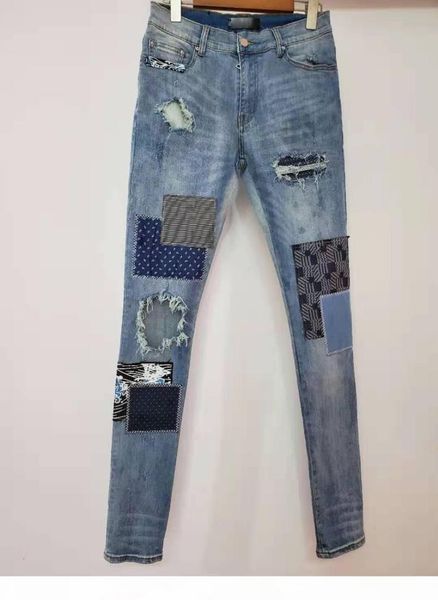 new arrival am mens designer jeans fashion denim high street elastic patchwork ancient jeans spliced ripped biker pan2292403, Blue
new arrival am mens designer jeans fashion denim high street elastic patchwork ancient jeans spliced ripped biker pan2292403, Blue