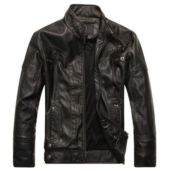 mens vintage stand collar pu leather jacket classic motorcycle bike cowboy jacket male thick warm coats8380437, Black
mens vintage stand collar pu leather jacket classic motorcycle bike cowboy jacket male thick warm coats8380437, Black