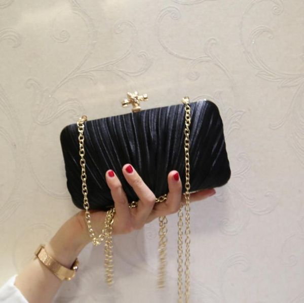 stunning velvet bridal hand bags solid flap ruffled clutches for wedding jewelry prom evening party shoulder bag4718669, Black
stunning velvet bridal hand bags solid flap ruffled clutches for wedding jewelry prom evening party shoulder bag4718669, Black