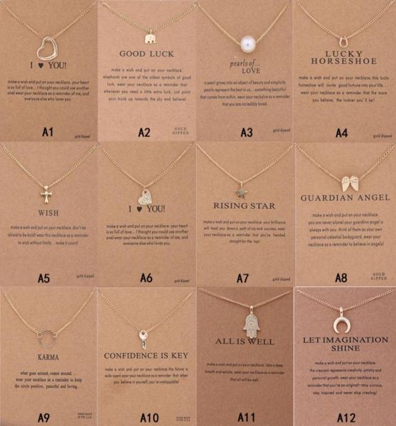 

new arrival dogeared necklace gift card elephant pearl love wings cross key zodiac sign compass lotus pendant women fashion jewelr2454151, Silver