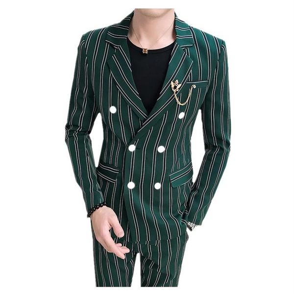 jacket pant stripe wending dress men blazer suits slim fit male business leisure suit jacket nightclub singer dress for party236s, White;black
jacket pant stripe wending dress men blazer suits slim fit male business leisure suit jacket nightclub singer dress for party236s, White;black
