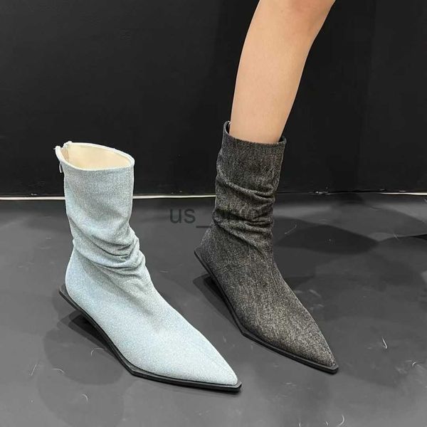 boots pointed toe women ankle boots denim cloth black blue 2023 new arrivals chelsea booties thin mid heels winter dress shoes woman j230811
boots pointed toe women ankle boots denim cloth black blue 2023 new arrivals chelsea booties thin mid heels winter dress shoes woman j230811