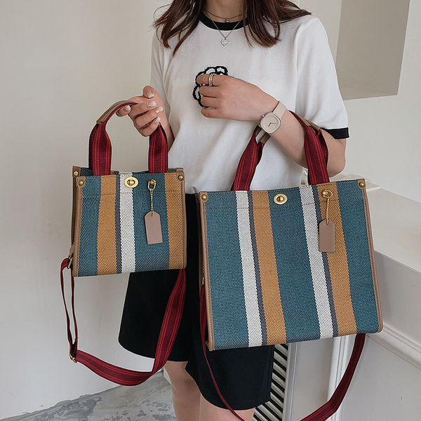evening bags 2023 canvas stripe tote bag vintage shoulder crossbody large small size versatile women's handbags shopping storage handba
evening bags 2023 canvas stripe tote bag vintage shoulder crossbody large small size versatile women's handbags shopping storage handba