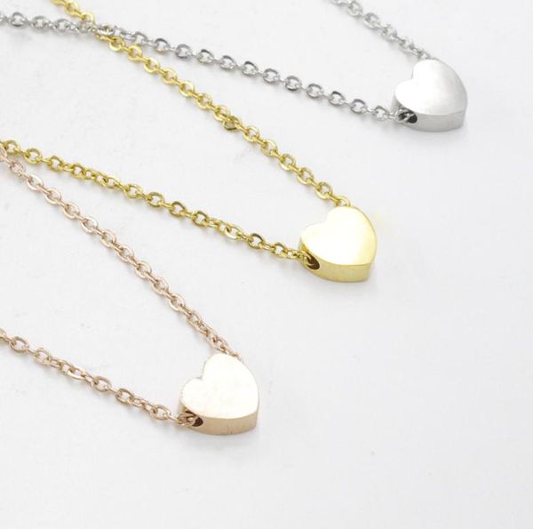 fashion love heart pendant necklace for women simple classic design gold necklace stainless steel chokers necklaces party wedding 7708536, Silver
fashion love heart pendant necklace for women simple classic design gold necklace stainless steel chokers necklaces party wedding 7708536, Silver