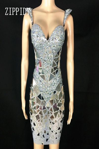 shining silver sequins rhine dress women birthday bright costume prom celebrate bling mirrors dresses evening outfit y195708826, Black;pink
shining silver sequins rhine dress women birthday bright costume prom celebrate bling mirrors dresses evening outfit y195708826, Black;pink