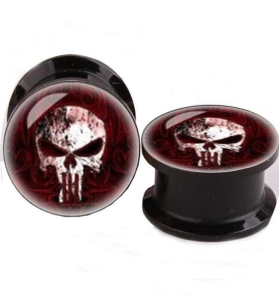 64pcslot mix 416mm acrylic skull logo flesh tunnel ear plug guage cuff piercing body jewelry96831151411870, Silver
64pcslot mix 416mm acrylic skull logo flesh tunnel ear plug guage cuff piercing body jewelry96831151411870, Silver