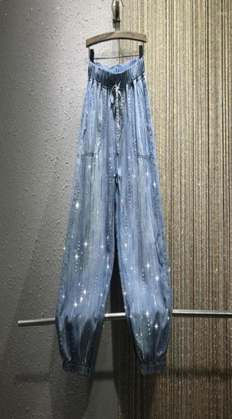 women's jeans spring autumn women's thin colored diamond rhines loose elastic waist girls ladies denim harem pants2278793, Blue
women's jeans spring autumn women's thin colored diamond rhines loose elastic waist girls ladies denim harem pants2278793, Blue