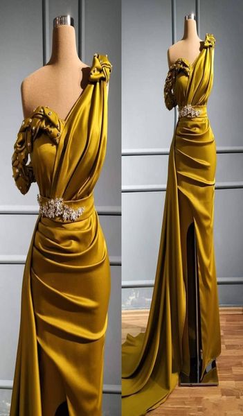 arabic gold mermaid prom dresses one shoulder crystals evening dress 2020 high split formal party second reception gowns2838647, Black
arabic gold mermaid prom dresses one shoulder crystals evening dress 2020 high split formal party second reception gowns2838647, Black