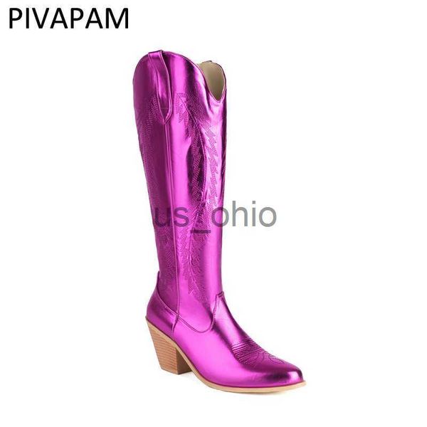 boots women's embroidery vintage knee high boots metallic pu leather chunky heel high heels thigh high knight boots ladies j230811, Black
boots women's embroidery vintage knee high boots metallic pu leather chunky heel high heels thigh high knight boots ladies j230811, Black