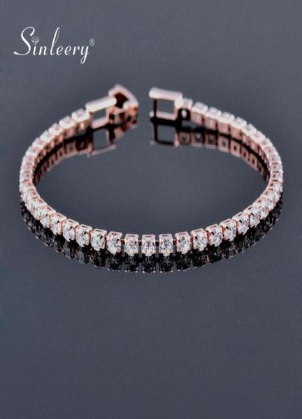 beaded strands sinleery 16cm round cubic zirconia tennis bracelet for women rose gold color bridal wedding jewelry sl059 ssb9597543, Black
beaded strands sinleery 16cm round cubic zirconia tennis bracelet for women rose gold color bridal wedding jewelry sl059 ssb9597543, Black