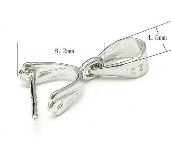 10pcslot 925 sterling silver pinch clip bail clasps hooks for pendant diy jewelry 07x3x45x82mm wp0748063164
10pcslot 925 sterling silver pinch clip bail clasps hooks for pendant diy jewelry 07x3x45x82mm wp0748063164