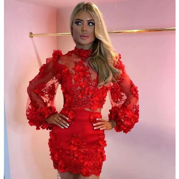 red pretty 3d flower homecoming dress women high collar puff sleeves mini prom dress bloom cocktail dresses to birthday, Black
red pretty 3d flower homecoming dress women high collar puff sleeves mini prom dress bloom cocktail dresses to birthday, Black