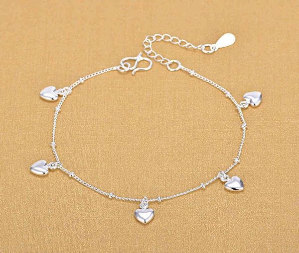 fashion female lovely heart charm bracelet for women 925 sterling silver birthday gifts jewelry 2105073128060, Golden;silver
fashion female lovely heart charm bracelet for women 925 sterling silver birthday gifts jewelry 2105073128060, Golden;silver