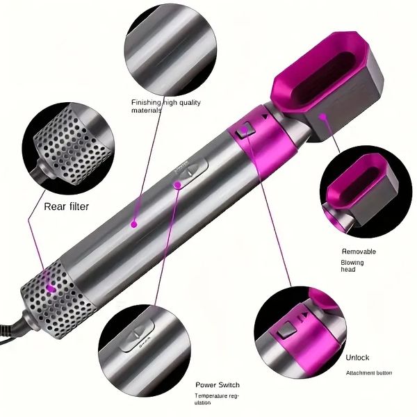 1set air comb: get professional-level hair styling with this dual-use curling & straightening set
1set air comb: get professional-level hair styling with this dual-use curling & straightening set