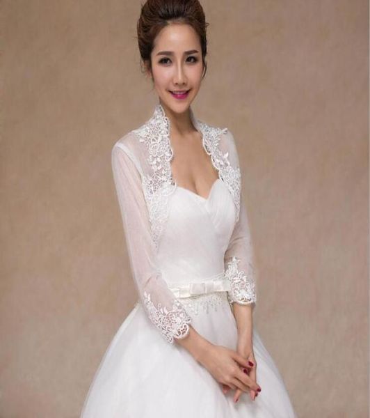 new bridal jacket with long sleeve lace wedding bolero plus size 34 sleeves applique ivory tulle wedding jacket9770392, White
new bridal jacket with long sleeve lace wedding bolero plus size 34 sleeves applique ivory tulle wedding jacket9770392, White
