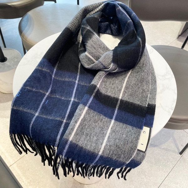 designer scarves luxury mens womens cashmere fabric small bee embroidered matching color striped check scarf 35*180cm, Blue;gray
designer scarves luxury mens womens cashmere fabric small bee embroidered matching color striped check scarf 35*180cm, Blue;gray