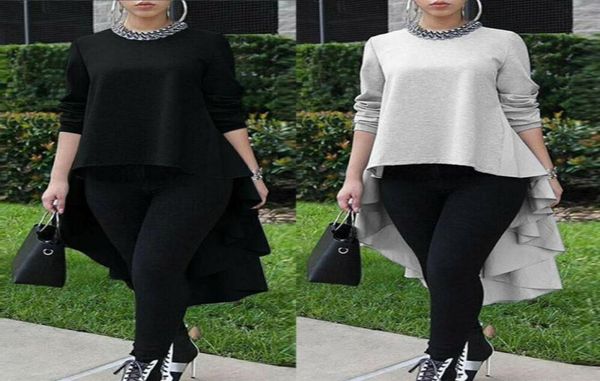 brand new women solid loose blouse shirt asymmetrical sleeve long high low size waterfall tuxedo plus size23037300611, White
brand new women solid loose blouse shirt asymmetrical sleeve long high low size waterfall tuxedo plus size23037300611, White
