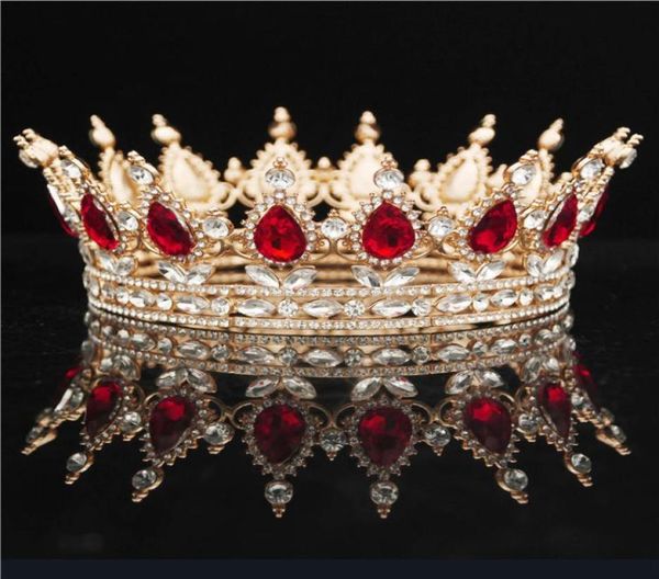 round crystal crown diadem queen headdress metal gold colors tiaras and crowns prom pageant wedding hair jewelry accessories w01049067107, White;golden
round crystal crown diadem queen headdress metal gold colors tiaras and crowns prom pageant wedding hair jewelry accessories w01049067107, White;golden