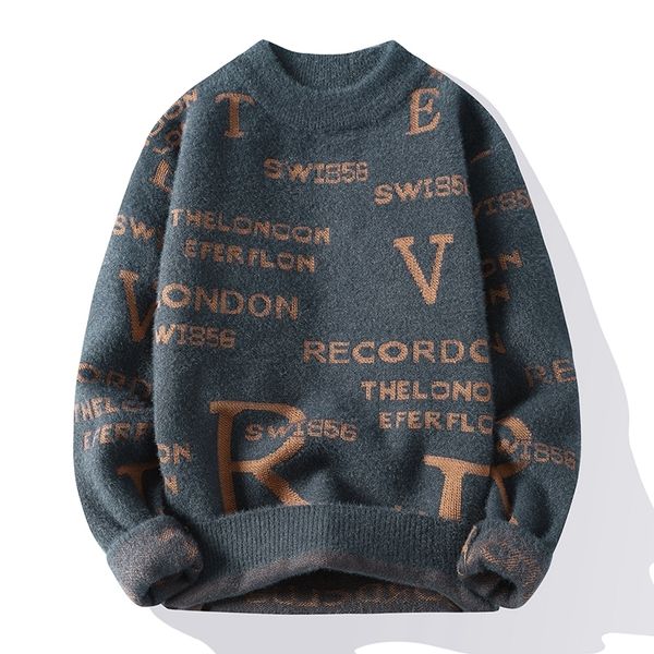 men's sweaters fashion letter sweater for mens pullover o-neck slim fit jumpers knitwear warm winter korean style casual mens clothes 2, White;black
men's sweaters fashion letter sweater for mens pullover o-neck slim fit jumpers knitwear warm winter korean style casual mens clothes 2, White;black
