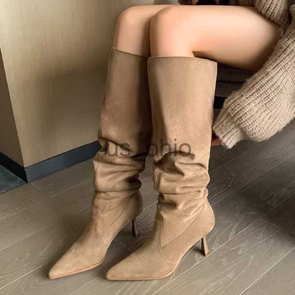 boots retro pleated knee high cowboy boots for women 2023 autumn high heels pointed toe western boots woman brown long botas feminina j23081, Black
boots retro pleated knee high cowboy boots for women 2023 autumn high heels pointed toe western boots woman brown long botas feminina j23081, Black