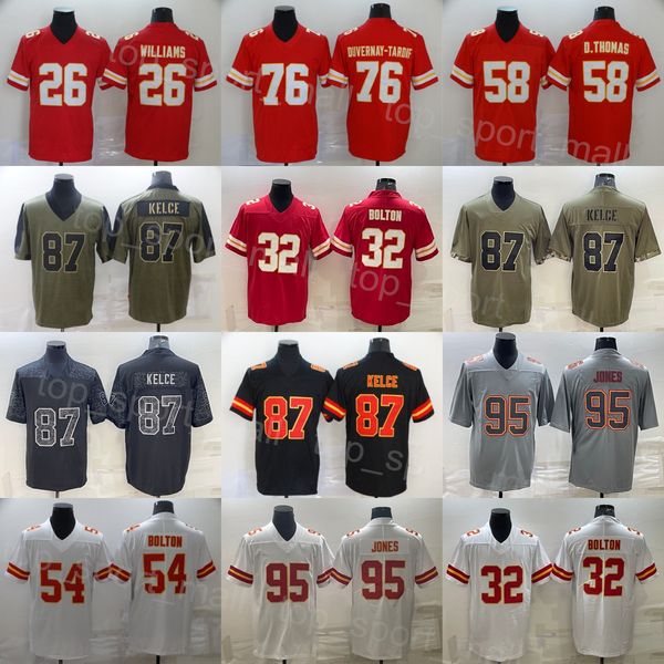 men football 95 chris jones jersey 87 travis kelce 32 nick bolton 58 derrick thomas 26 chris williams vintage army green salute to service v, Black;red
men football 95 chris jones jersey 87 travis kelce 32 nick bolton 58 derrick thomas 26 chris williams vintage army green salute to service v, Black;red