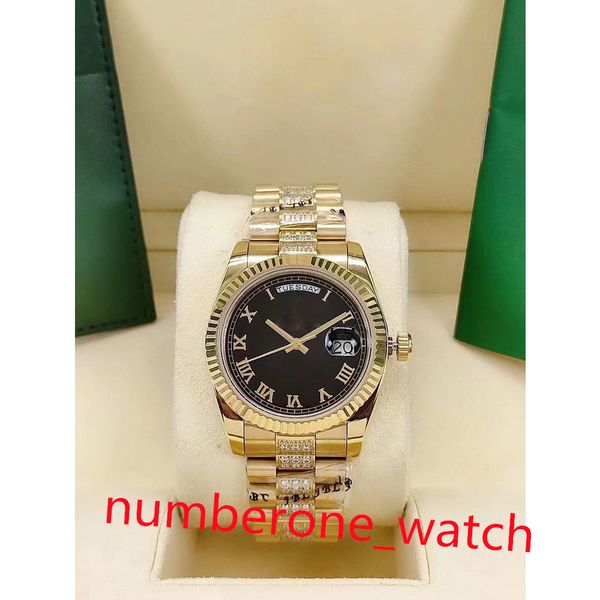 diamond watches mens womens watch daydate automatic watchs moissanite designer wristwatch 36mm 904l stainless steel bracelet sapphire glass, Slivery;brown
diamond watches mens womens watch daydate automatic watchs moissanite designer wristwatch 36mm 904l stainless steel bracelet sapphire glass, Slivery;brown