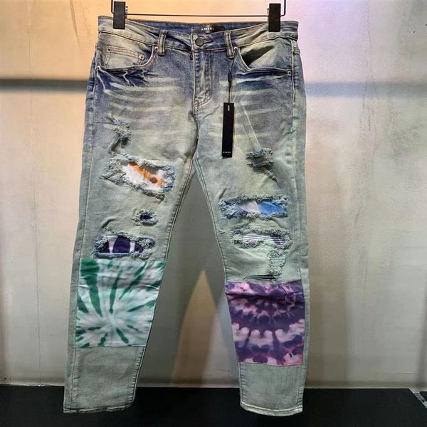 2021 mens designer jeans distressed ripped biker slim fit motorcycle denim for men s fashion jean mans pants pour homm1889, Blue
2021 mens designer jeans distressed ripped biker slim fit motorcycle denim for men s fashion jean mans pants pour homm1889, Blue