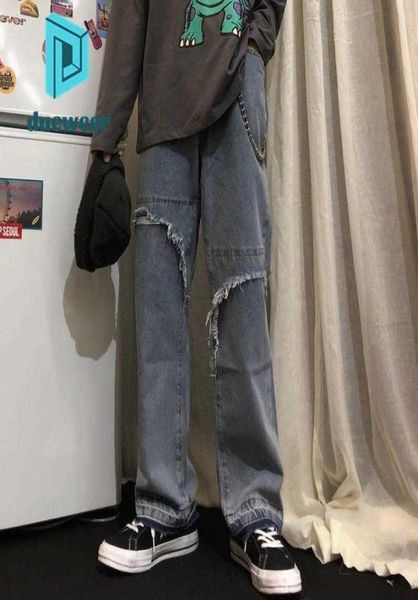 dueweer mens straight jeans spring autumn ripped holes trousers hip hop baggy plus size casual wide leg goth denim pants1504223, Blue
dueweer mens straight jeans spring autumn ripped holes trousers hip hop baggy plus size casual wide leg goth denim pants1504223, Blue