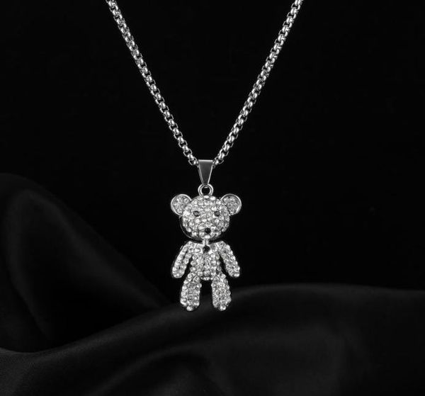 2021 new full diamond bear necklace hip hop pendant for men and women jewelry gift8282415, Silver
2021 new full diamond bear necklace hip hop pendant for men and women jewelry gift8282415, Silver