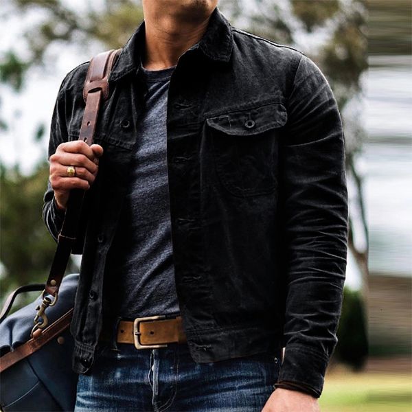 mens jackets autumn and winter european american foreign trade mens casual trend cardigan lapel jacket coat 230810, Black;brown
mens jackets autumn and winter european american foreign trade mens casual trend cardigan lapel jacket coat 230810, Black;brown