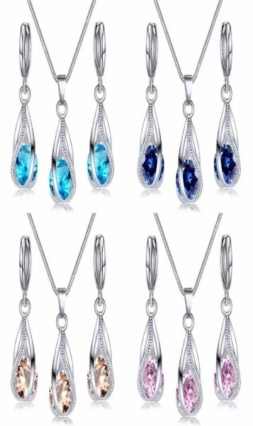 water drop jewelry set for women pendant necklace hoop earrings wedding party6551509, Silver
water drop jewelry set for women pendant necklace hoop earrings wedding party6551509, Silver