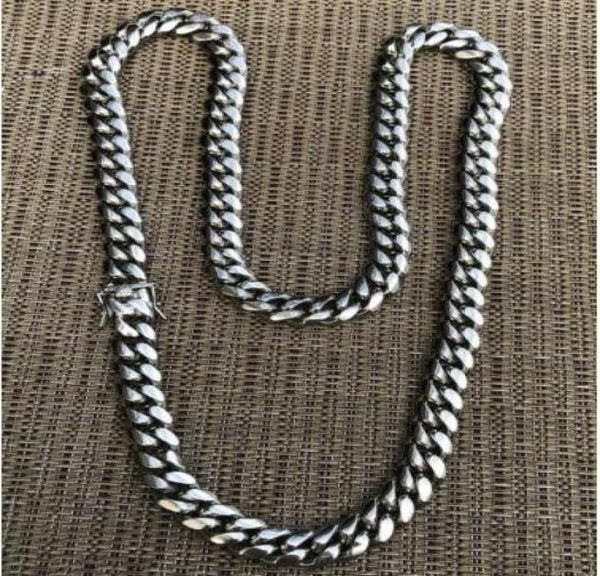12mm mens miami cuban link chain stainless steel heavy 14k gold plated hip hop4775485, Silver
12mm mens miami cuban link chain stainless steel heavy 14k gold plated hip hop4775485, Silver