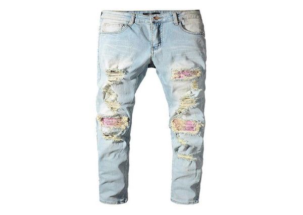 19fw brand new mens designer jeans men women motorcycle biker ripped jeans denim pants mens allmatch slim fit skinny jeans1246322, Blue 
19fw brand new mens designer jeans men women motorcycle biker ripped jeans denim pants mens allmatch slim fit skinny jeans1246322, Blue