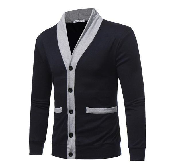 men039s sweaters mens fashion v neck contrast color decorative slim cardigan jacket long sleeved sweater men m2xl6381192, White;black
men039s sweaters mens fashion v neck contrast color decorative slim cardigan jacket long sleeved sweater men m2xl6381192, White;black