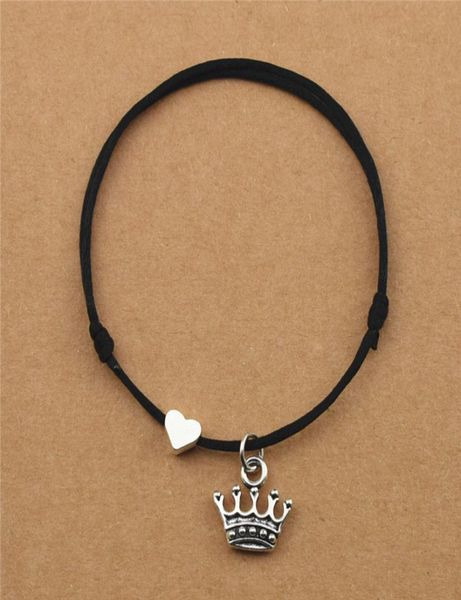 vintage new women039s fashion love heart charm king queen princess crown pendant red cord handmade black rope friendship bracel4899832, Golden;silver
vintage new women039s fashion love heart charm king queen princess crown pendant red cord handmade black rope friendship bracel4899832, Golden;silver