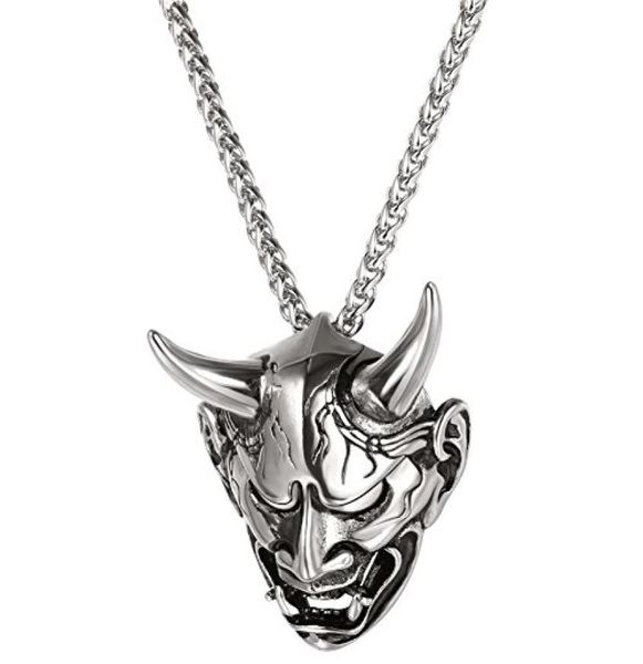 men039s gothic punk style jewelry stainless steel silver black devil horn skull pendant necklace amuletprotectiondecoration2445315
men039s gothic punk style jewelry stainless steel silver black devil horn skull pendant necklace amuletprotectiondecoration2445315