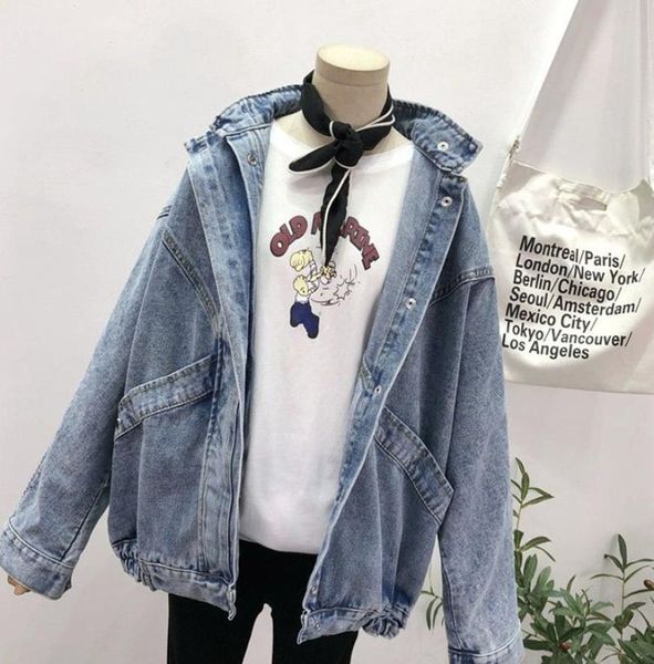 spring autumn woment coat 2020 loose retro women denim jacket new loose korean version long sleeve women denim jacket jk1834195916, Black;brown
spring autumn woment coat 2020 loose retro women denim jacket new loose korean version long sleeve women denim jacket jk1834195916, Black;brown