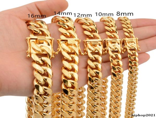 8mm10mm12mm14mm16mm miami cuban link chains stainless steel mens 14k gold chains high polished punk curb necklaces9736255, Silver
8mm10mm12mm14mm16mm miami cuban link chains stainless steel mens 14k gold chains high polished punk curb necklaces9736255, Silver