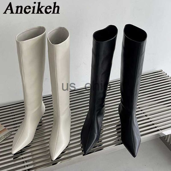 boots aneikeh women's springautumn pu sewing low heel knee high boots 2023 fashion pointed party club western boots mujer 3540 j230811, Black
boots aneikeh women's springautumn pu sewing low heel knee high boots 2023 fashion pointed party club western boots mujer 3540 j230811, Black