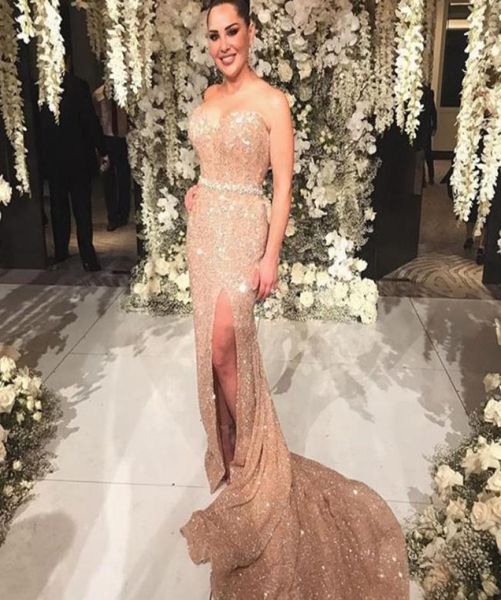 dubai sparkly mermaid party gowns sweetheart beaded sash sweep train prom dress attractive full sequined women cocktail dress5615152, Black
dubai sparkly mermaid party gowns sweetheart beaded sash sweep train prom dress attractive full sequined women cocktail dress5615152, Black