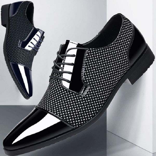 dress shoes patent leather men's slip on mens casual oxford shoe brand moccasin glitter male footwear pointed toe for men 230810, Black
dress shoes patent leather men's slip on mens casual oxford shoe brand moccasin glitter male footwear pointed toe for men 230810, Black