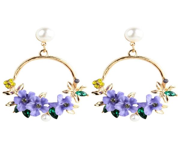 trendy cute pink flower earrings for women girls jewelry female rhinestone gold metal round circle drop earrings gifts brincos7763915, Golden;silver
trendy cute pink flower earrings for women girls jewelry female rhinestone gold metal round circle drop earrings gifts brincos7763915, Golden;silver