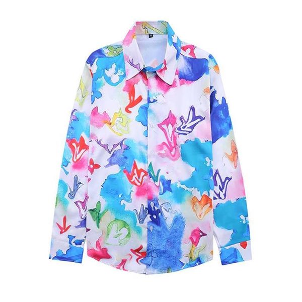 mens business shirt luxury designer summer long sleeve decoration casual brand fashion print shirt278v, White;black
mens business shirt luxury designer summer long sleeve decoration casual brand fashion print shirt278v, White;black