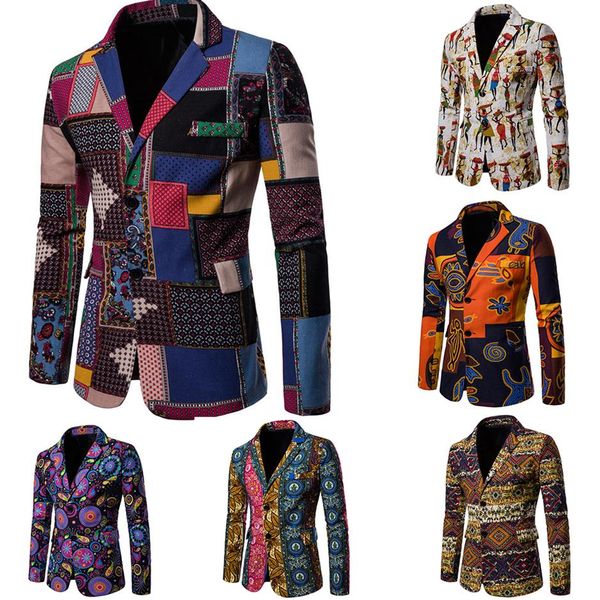 suit men africa suit jacket clothing fashion african clothes hip hop blazers casual blazer jackets coat233i, White;black
suit men africa suit jacket clothing fashion african clothes hip hop blazers casual blazer jackets coat233i, White;black