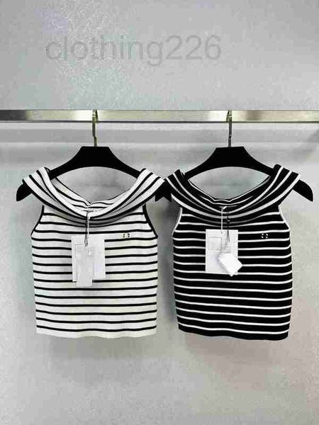 women's tanks & camis designer 2023 new black and white stripe off shoulder knitwear for summer design, slim fit cwak
women's tanks & camis designer 2023 new black and white stripe off shoulder knitwear for summer design, slim fit cwak
