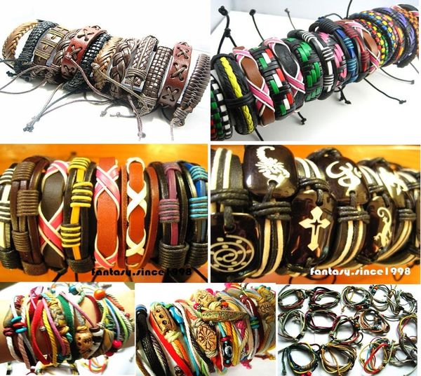 whole mixed lots 30pcs different styles surfer cuff ethnic tribal leather bracelets fashion jewelry5799558, Golden;silver
whole mixed lots 30pcs different styles surfer cuff ethnic tribal leather bracelets fashion jewelry5799558, Golden;silver