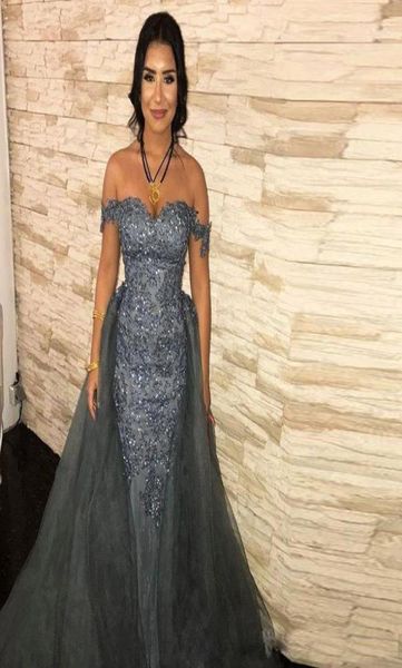 grey mermaid evening dresses with detachable train off the shoulder appliques organza red carpet gown overskirt celebrity dress1979064, Black;red
grey mermaid evening dresses with detachable train off the shoulder appliques organza red carpet gown overskirt celebrity dress1979064, Black;red